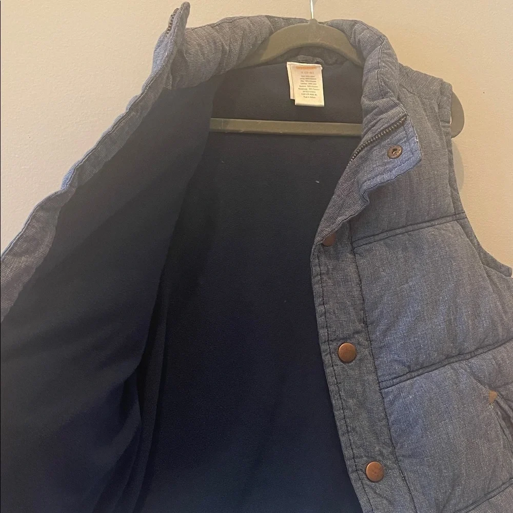 Gymboree Navy Quilted Vest SZ S (5-6)